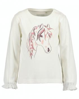 Longshirt Pferdekopf offwhite 92